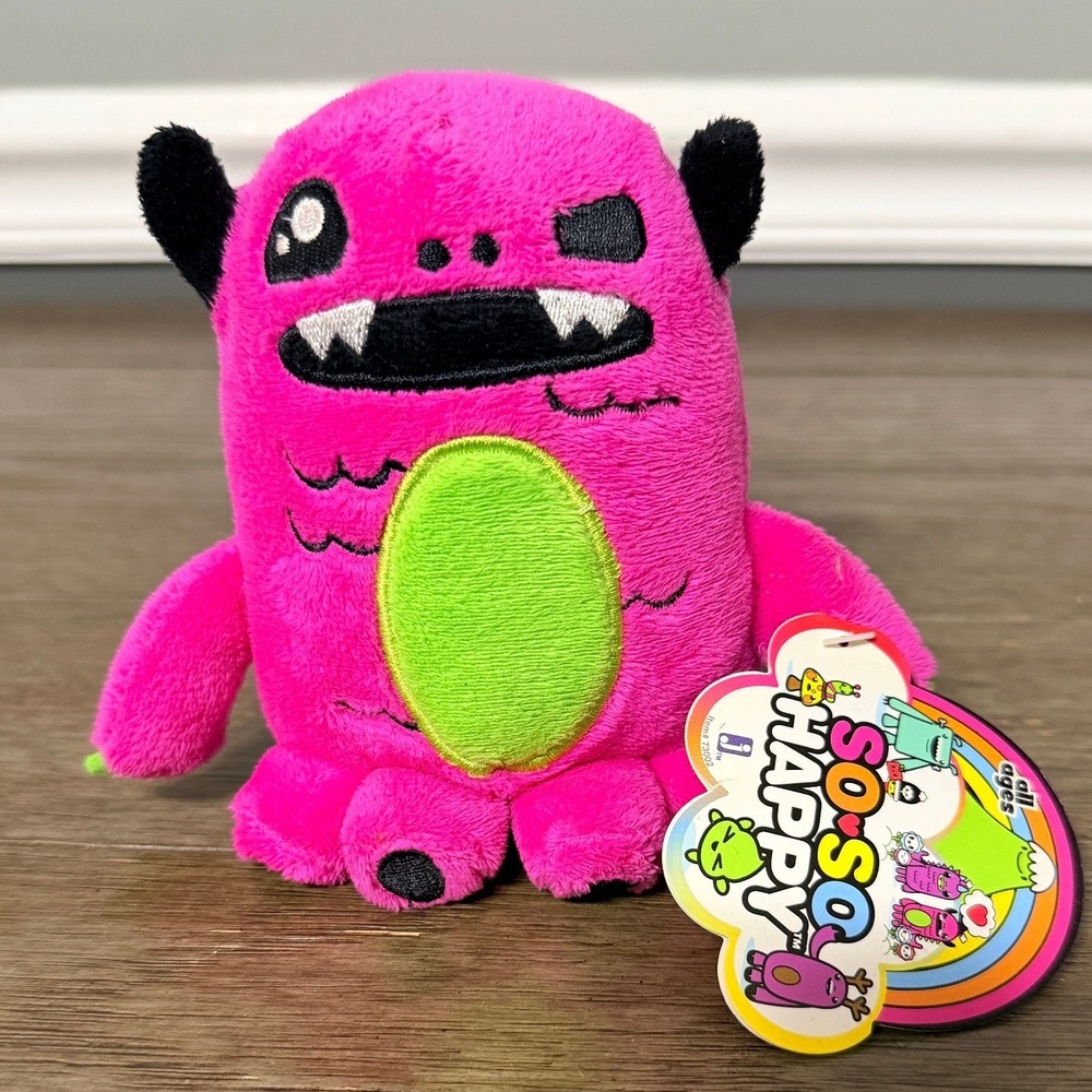 Toynami So So Happy Pink‎ Monster Taco Plush